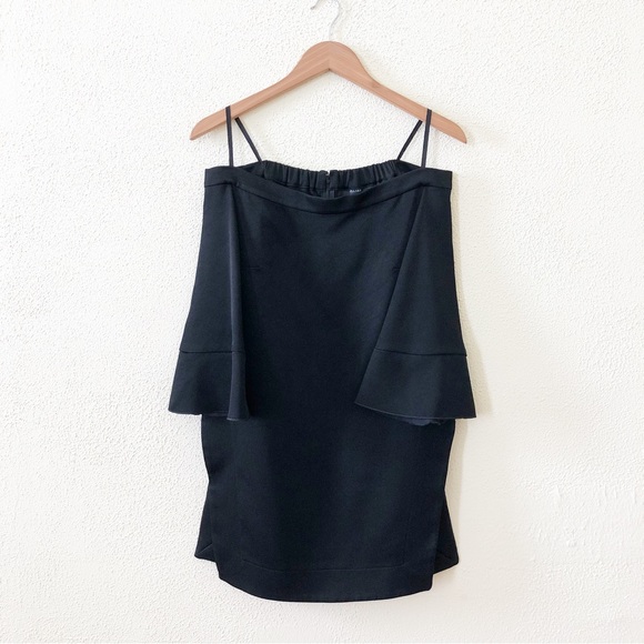 ELLERY Off-the-shoulder Black Top 2 - Picture 3 of 9